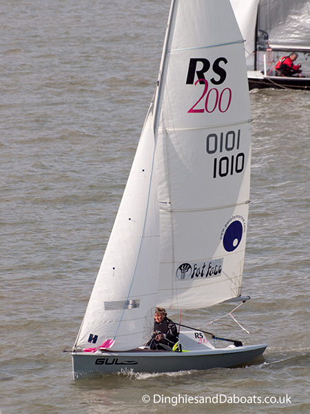 RS 200 class sailing dinghy